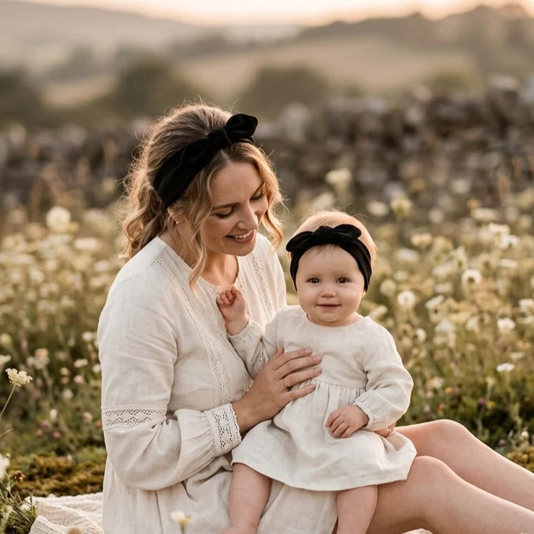 MOTHER DAUGHTER HEADBAND BLACK