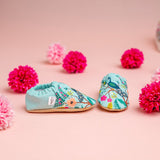 SPRING WILD MOTHER AND BABY BOOTIE SET